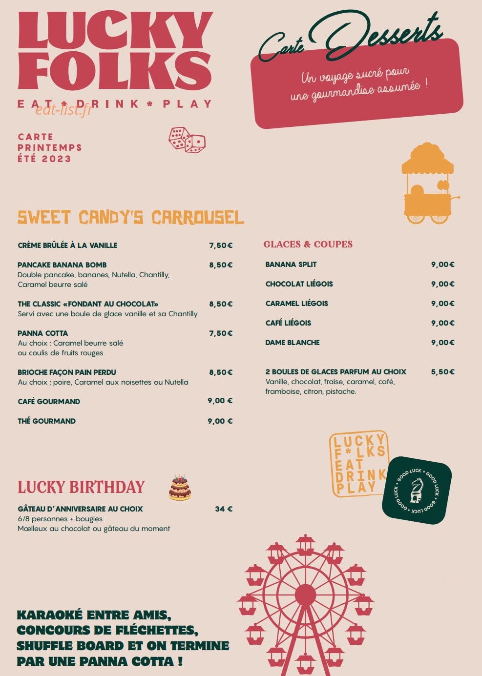 Lucky Folks — carte page 5