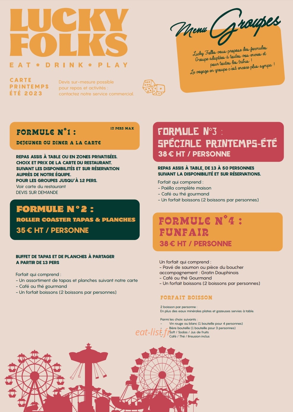 Lucky Folks — carte page 1