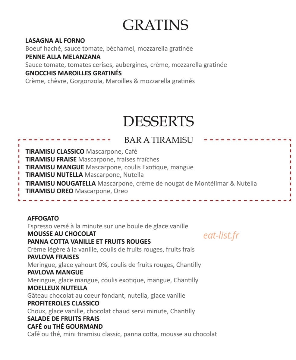 Mama Kitchen — carte page 3