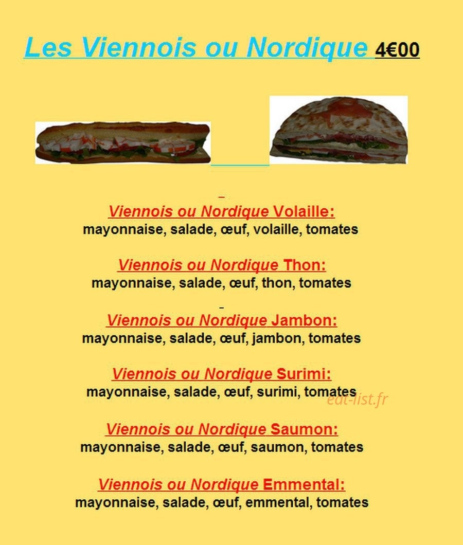 Pains et Viennoiseries — carte page 2