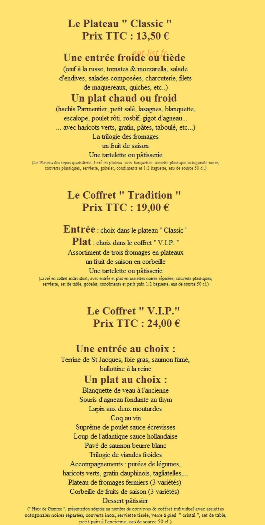 Pains et Viennoiseries — carte page 6