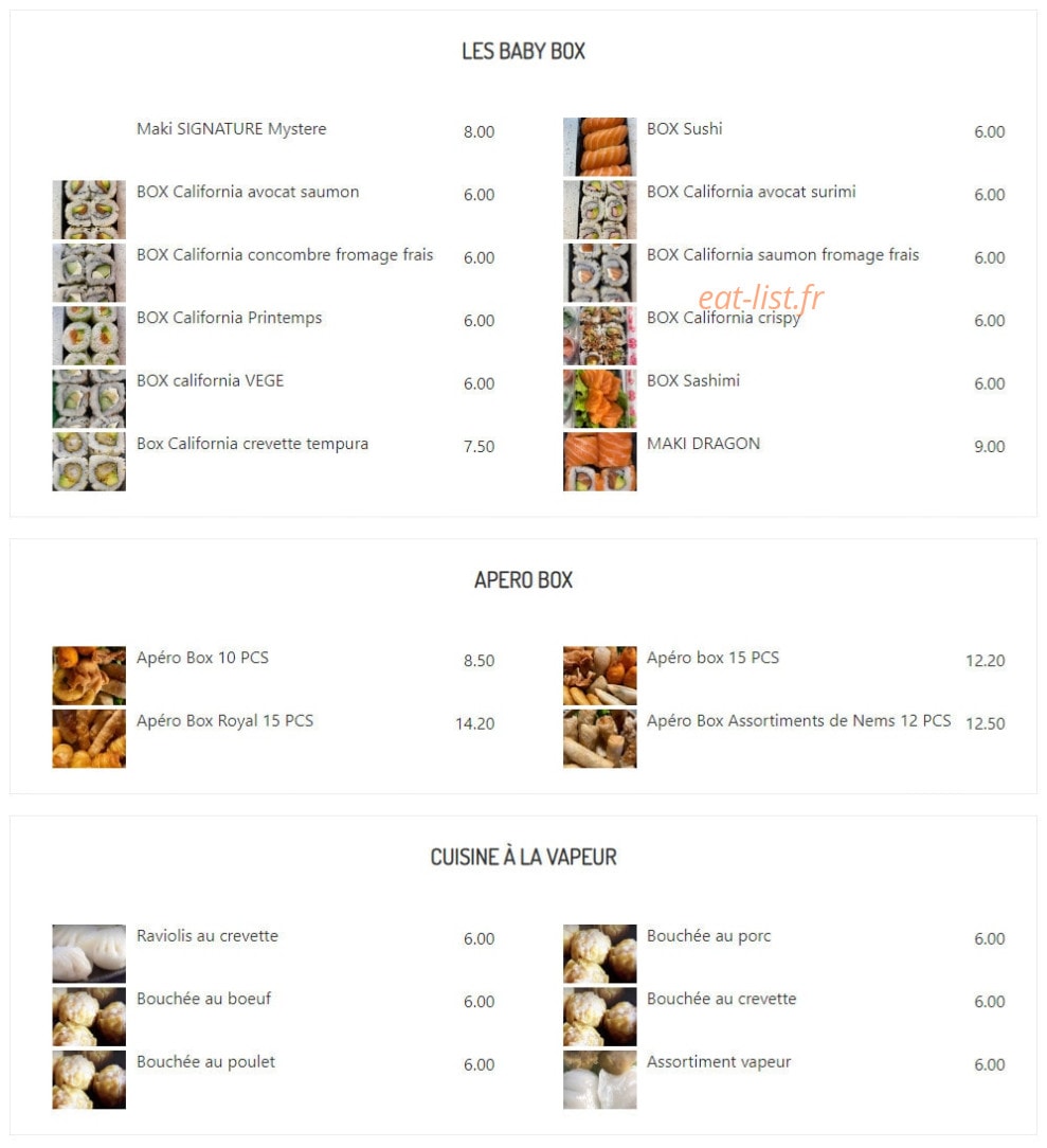 Paradis Soleil Levant — carte page 2