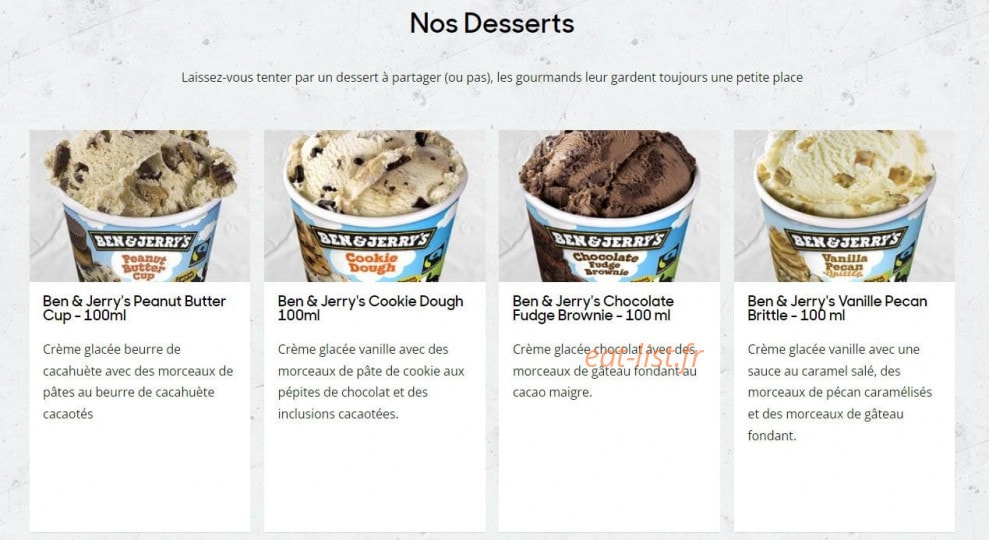 Pizza Hut — carte page 6
