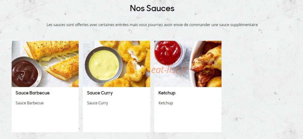 Pizza Hut — carte page 10