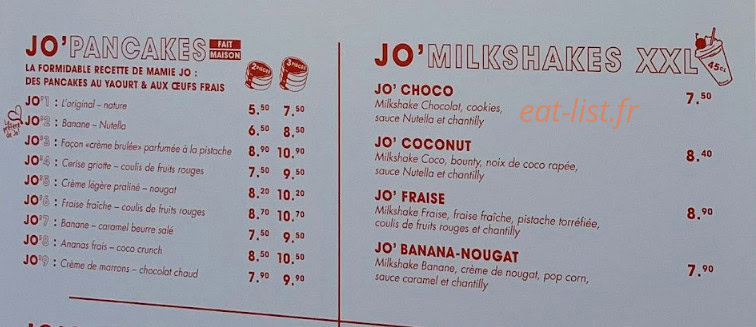 Sloopy Jo — carte page 3