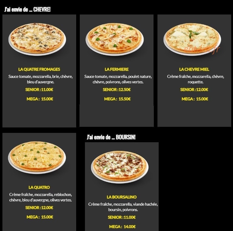 Sos Foods — carte page 5