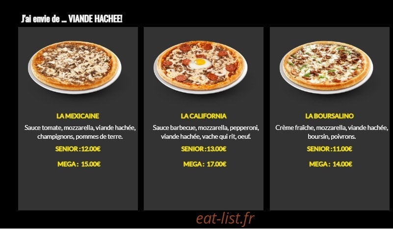 Sos Foods — carte page 2
