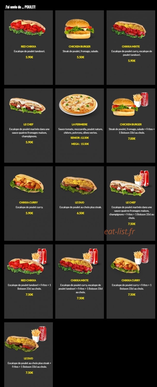 Sos Foods — carte page 4