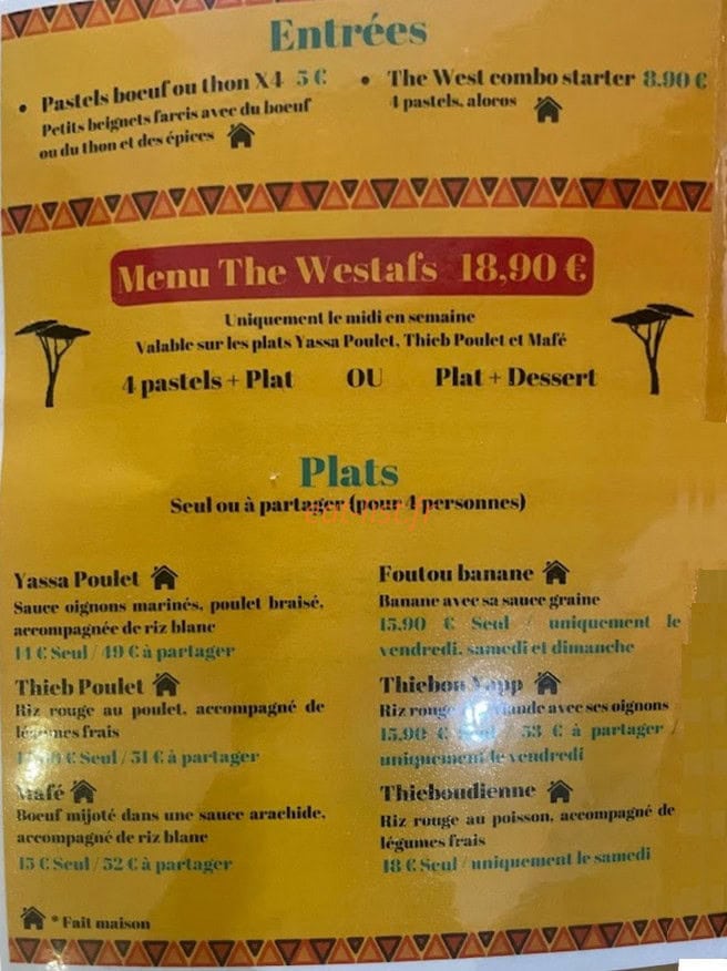 The Westafs — carte page 1