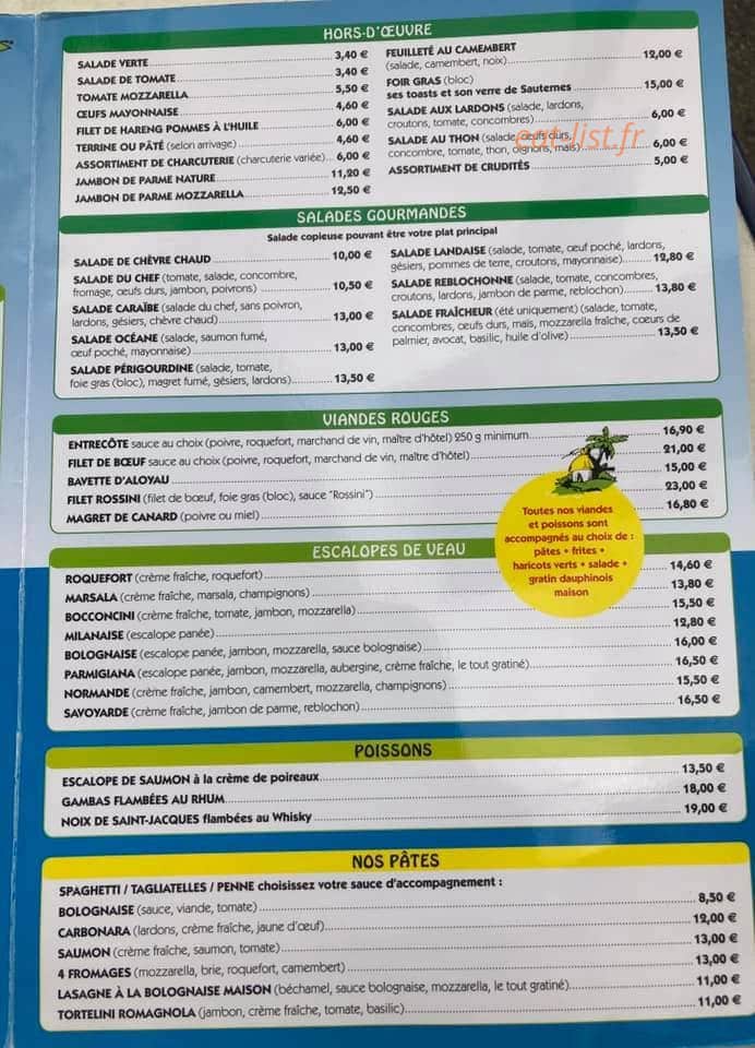 Le Caraibe — carte page 2