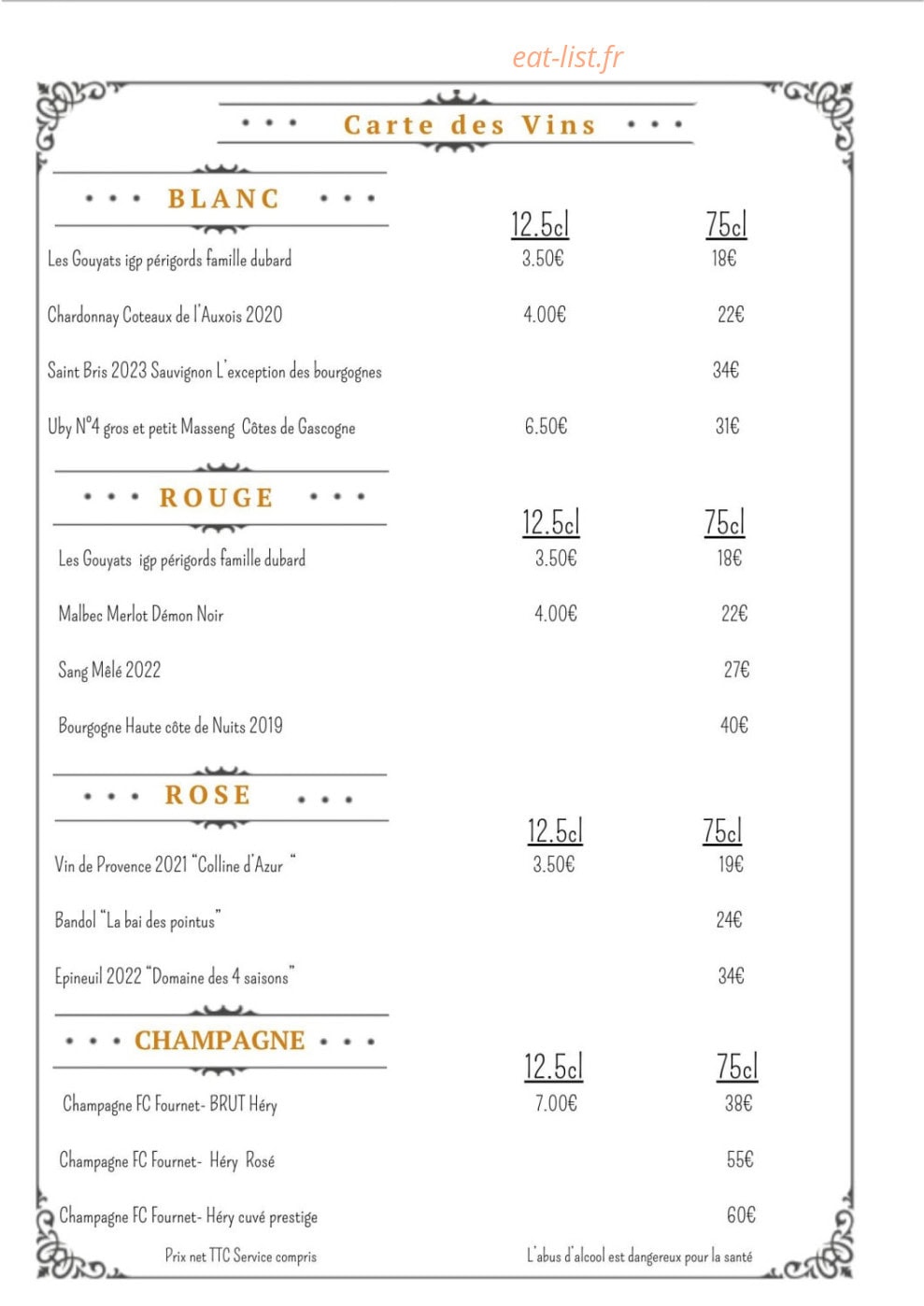 Le retour aux Sources — carte page 6