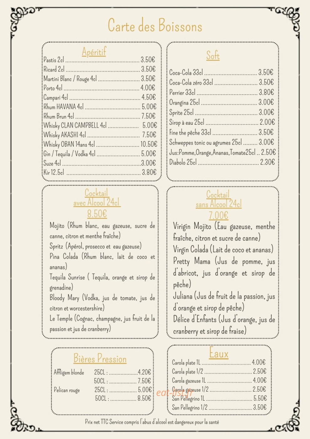 Le retour aux Sources — carte page 5