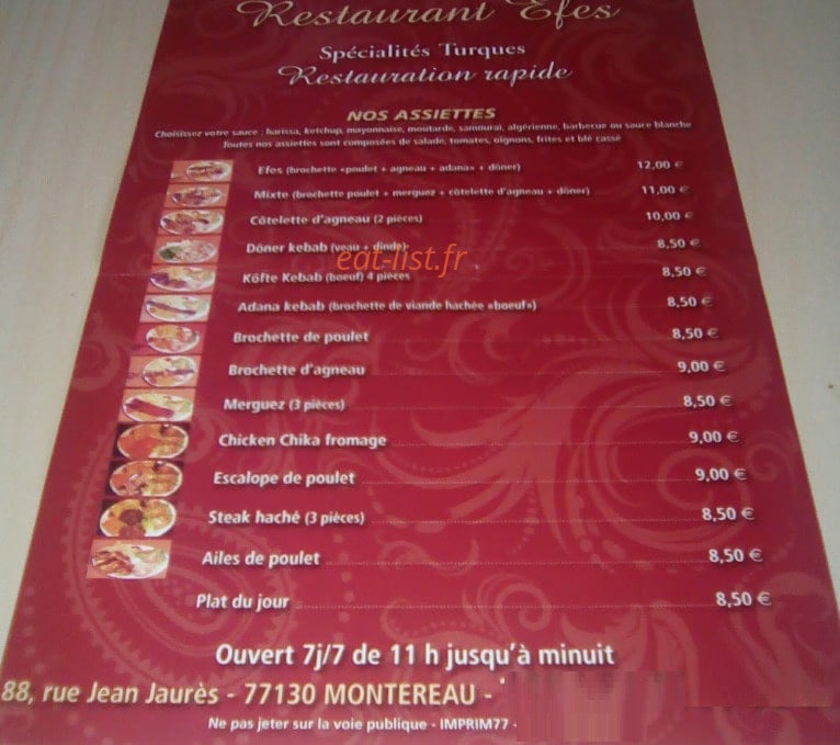 Efes — carte page 1
