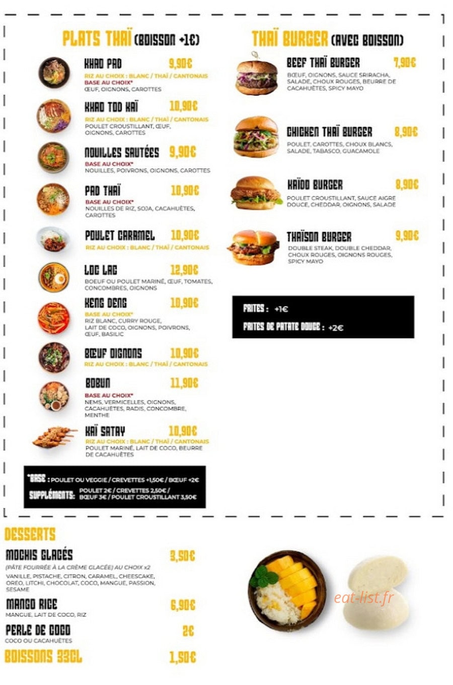 KO Thai 77 — carte page 3