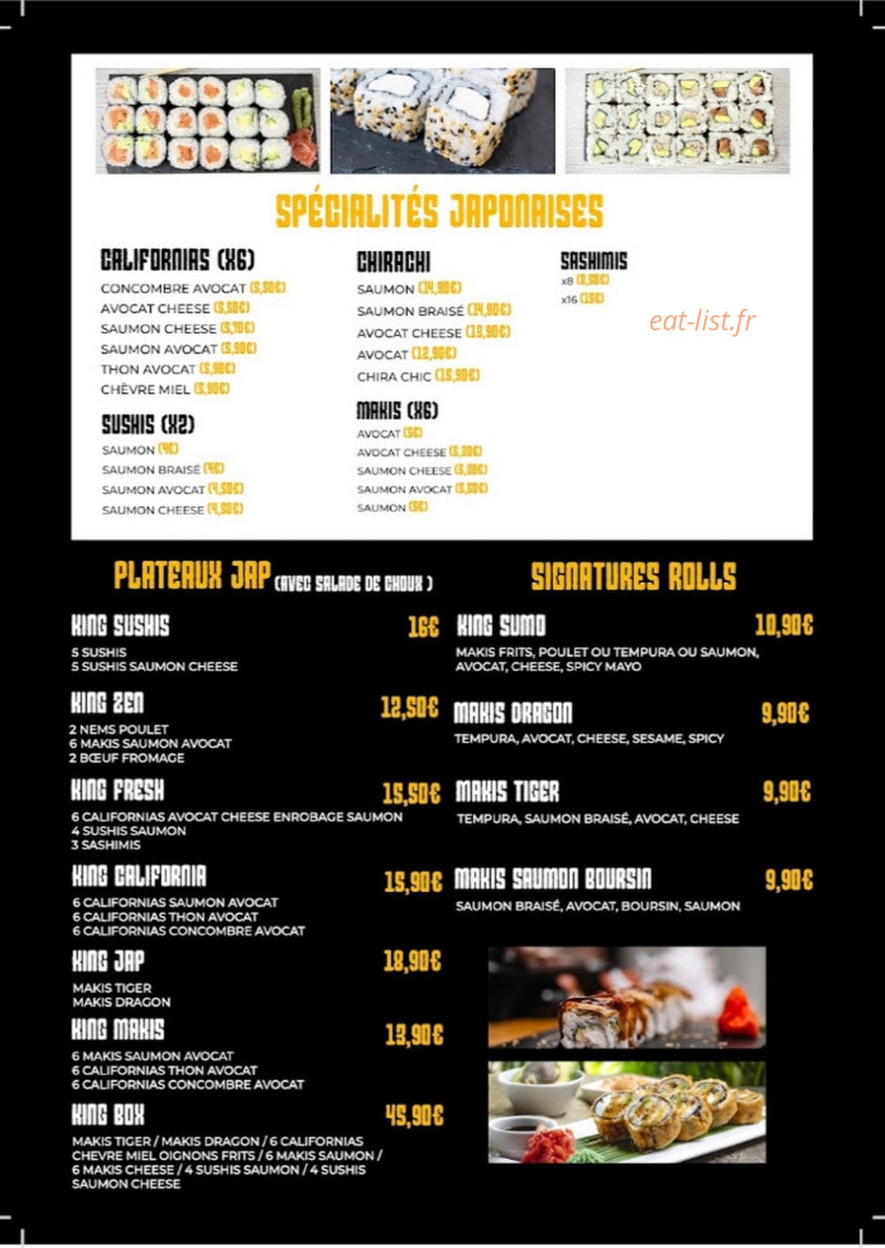 KO Thai 77 — carte page 4