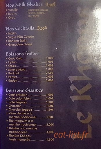 Le khéops — carte page 3
