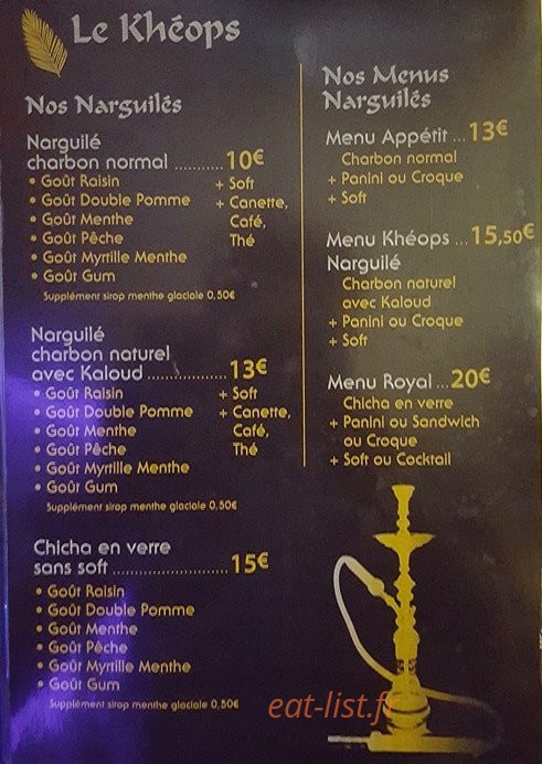 Le khéops — carte page 4