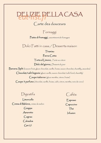 Restaurant Corino — carte page 8