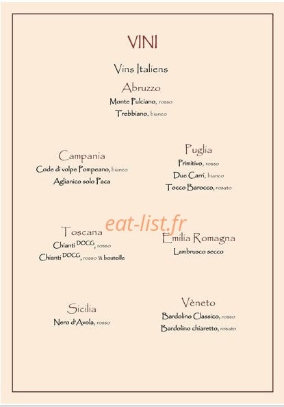 Restaurant Corino — carte page 10