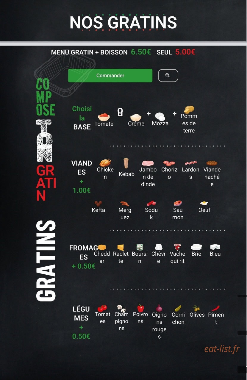 Resto Dream — carte page 4