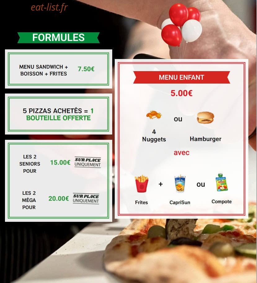 Resto Dream — carte page 3