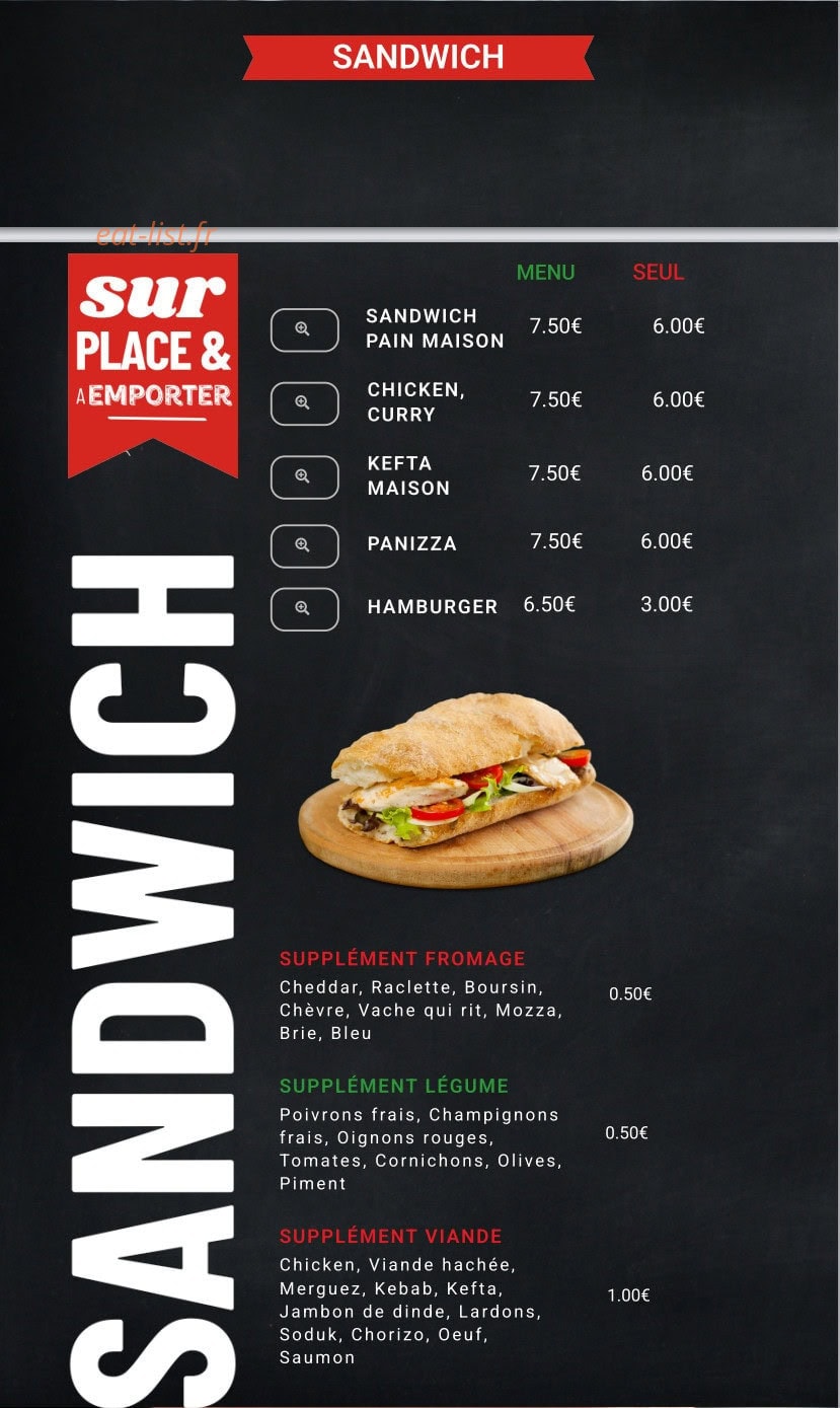 Resto Dream — carte page 2