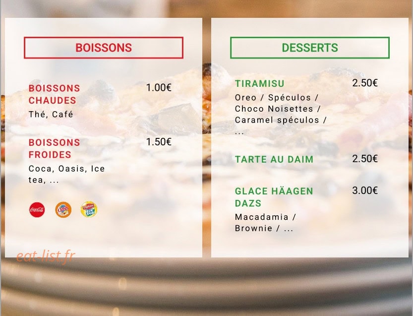 Resto Dream — carte page 5