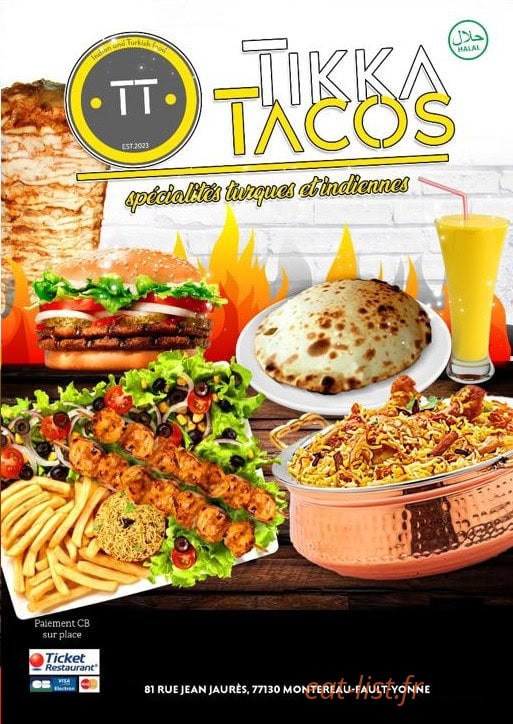 Tikka Tacos — carte page 1
