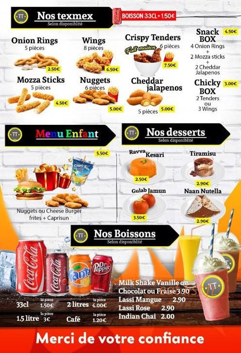 Tikka Tacos — carte page 4