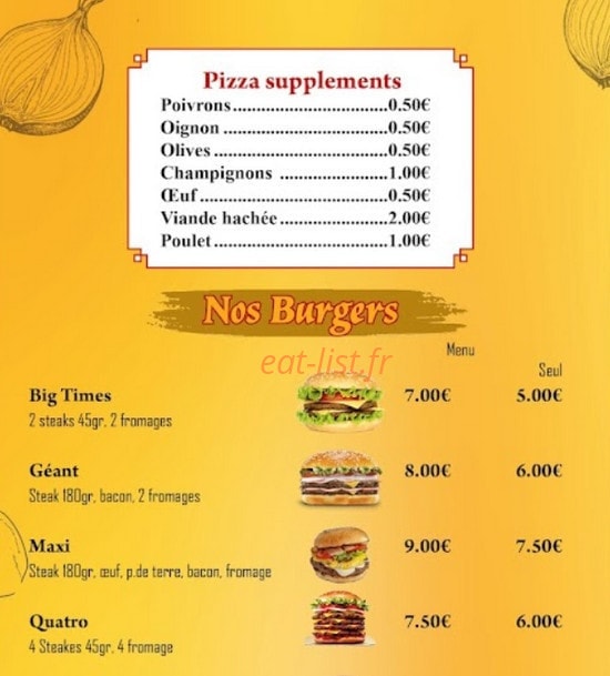 La pizza77 — carte page 8