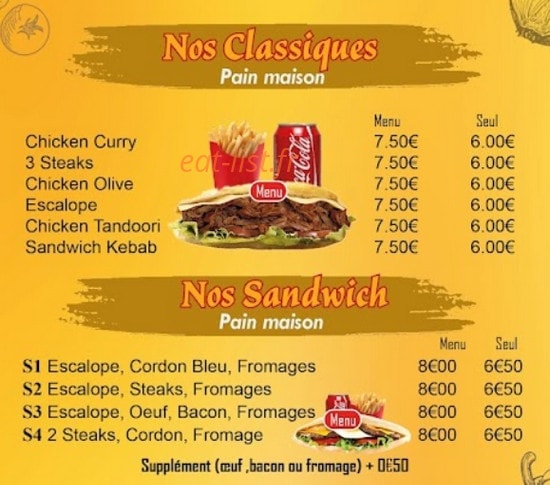 La pizza77 — carte page 2