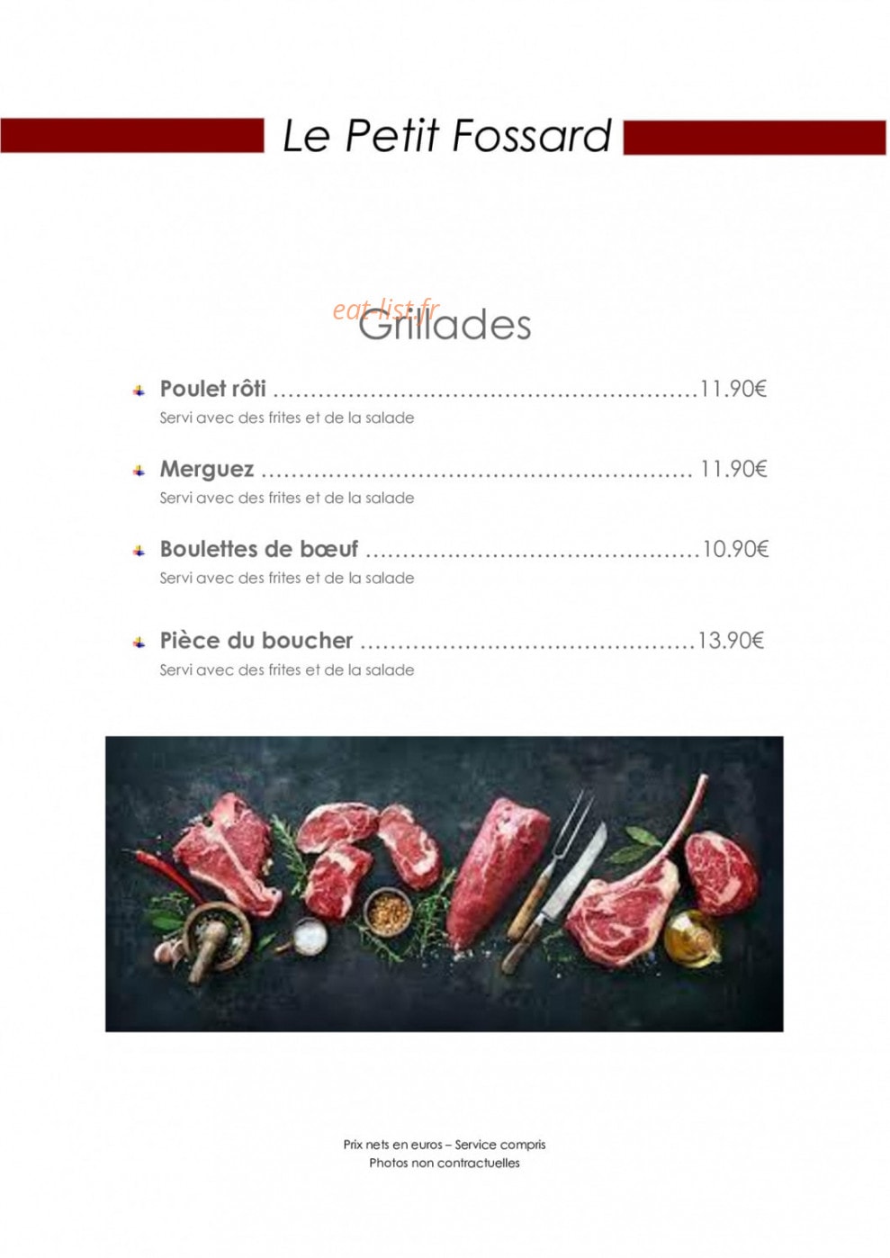 Le Petit Fossard — carte page 2
