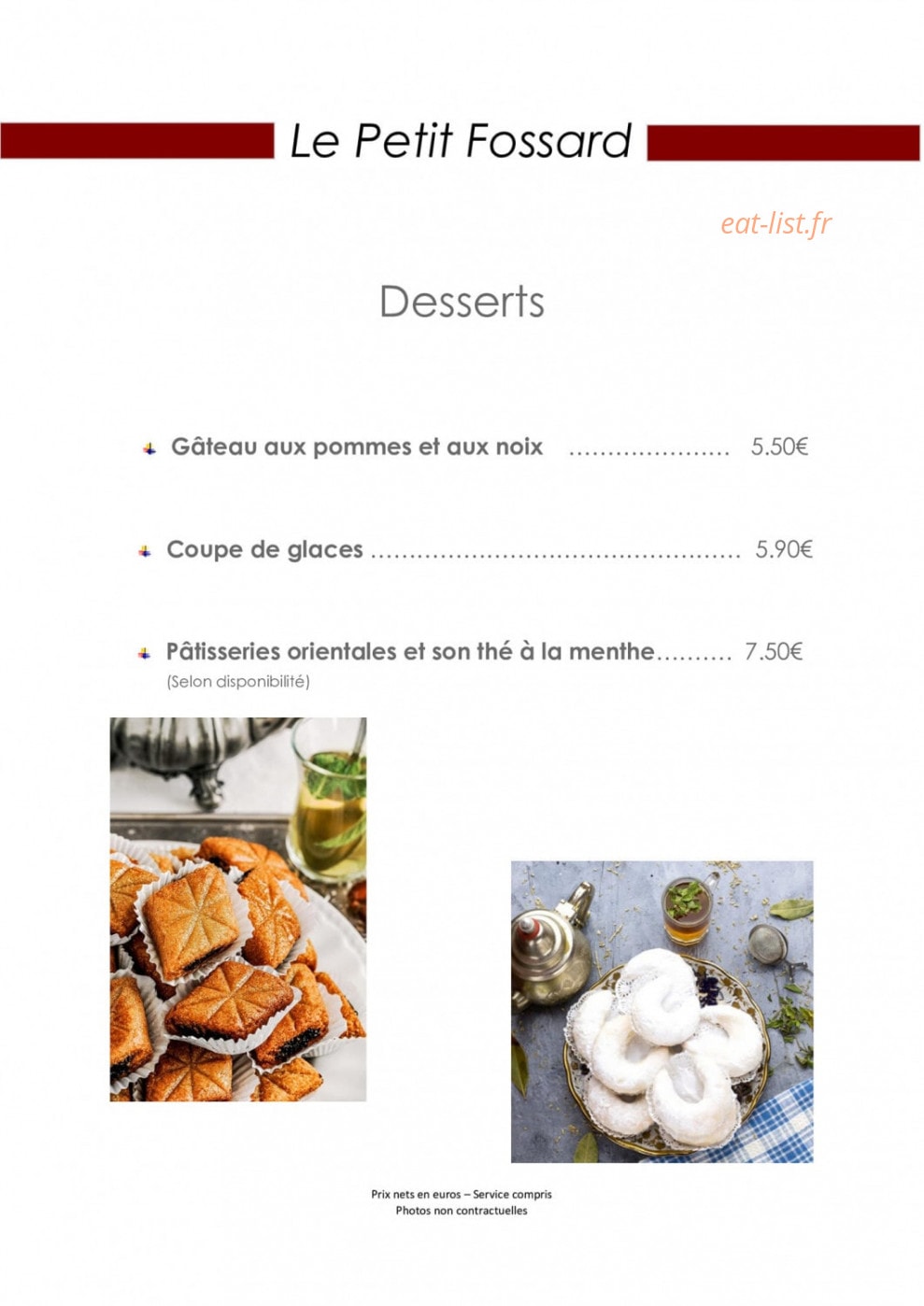 Le Petit Fossard — carte page 4