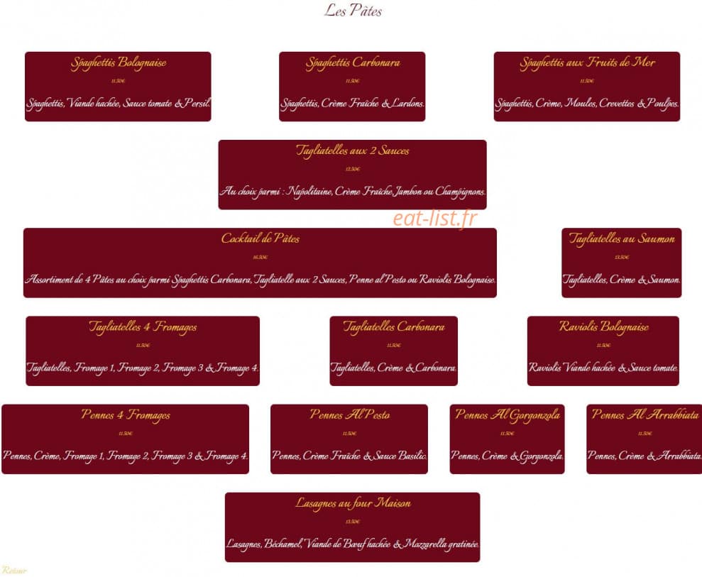 Bella Casa — carte page 2