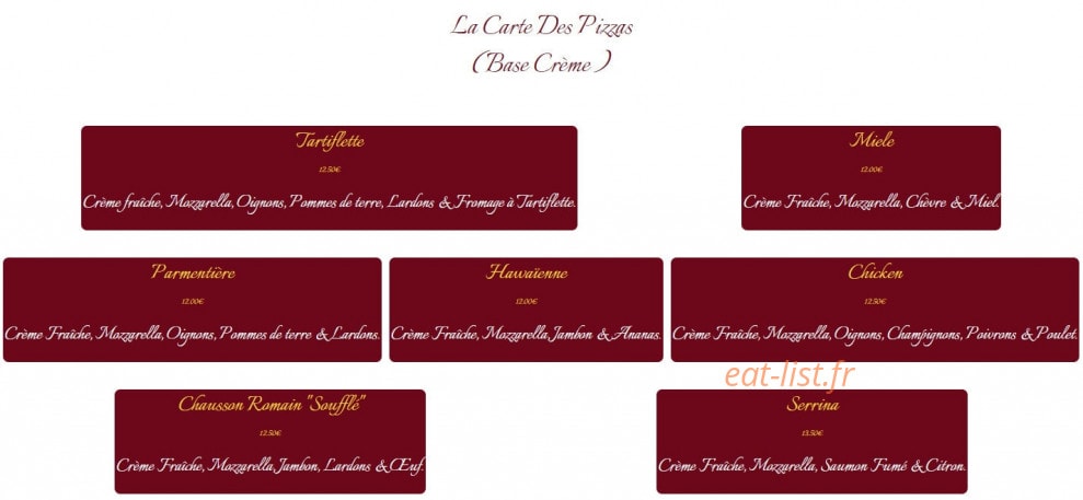 Bella Casa — carte page 3