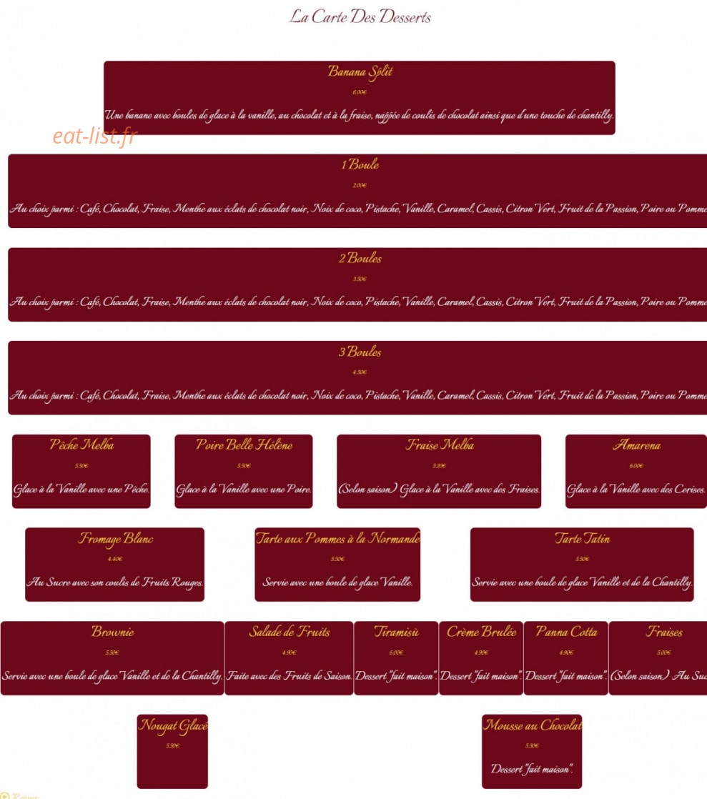 Bella Casa — carte page 7