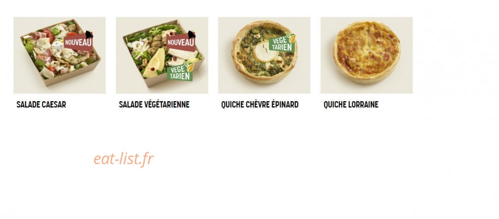 Brioche Dorée — carte page 2