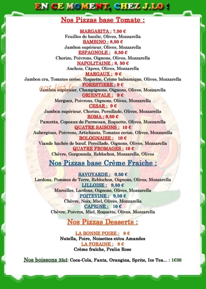 J.lo — carte page 1