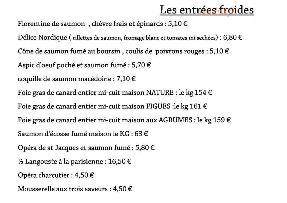 La Fontaine Gourmande — carte page 4