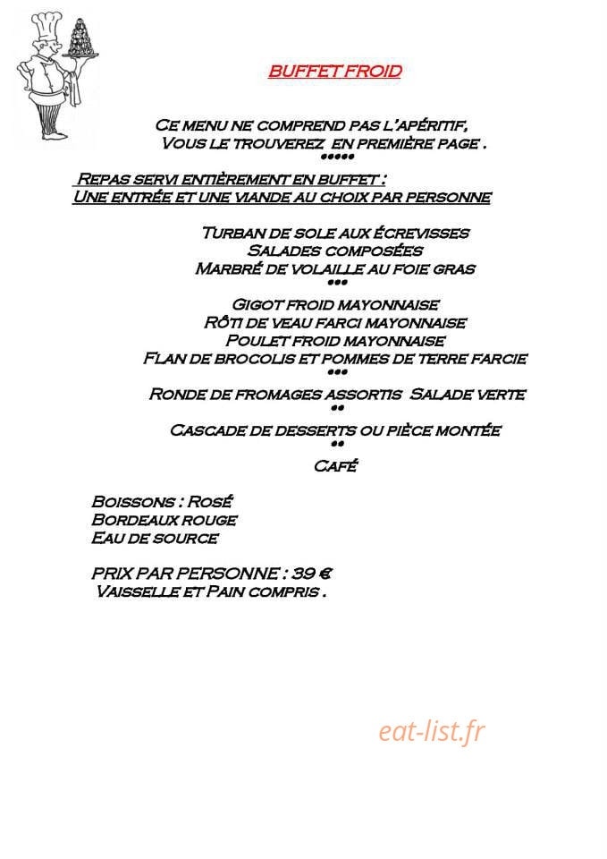 La Fontaine Gourmande — carte page 6