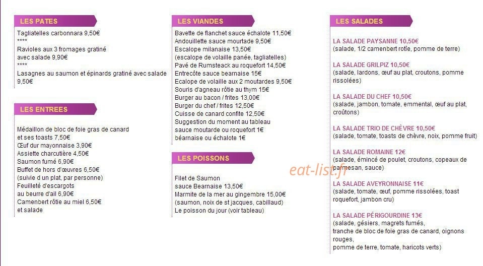 Le grilpiz — carte page 2