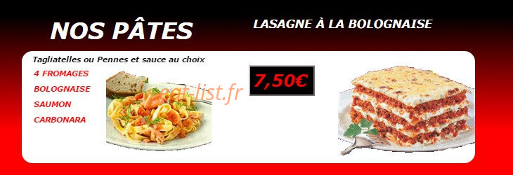 Pizza Pronto — carte page 7