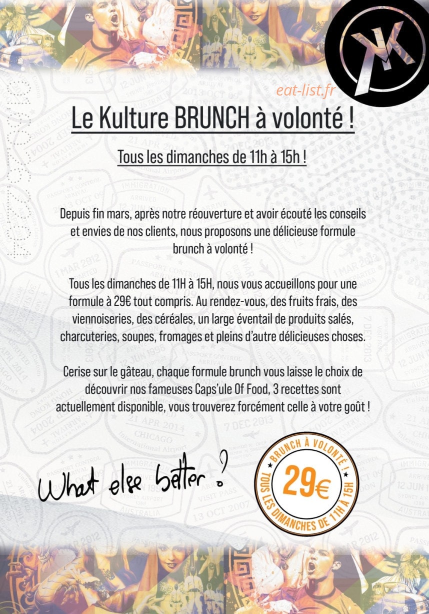 Kitchen Kulture — carte page 5