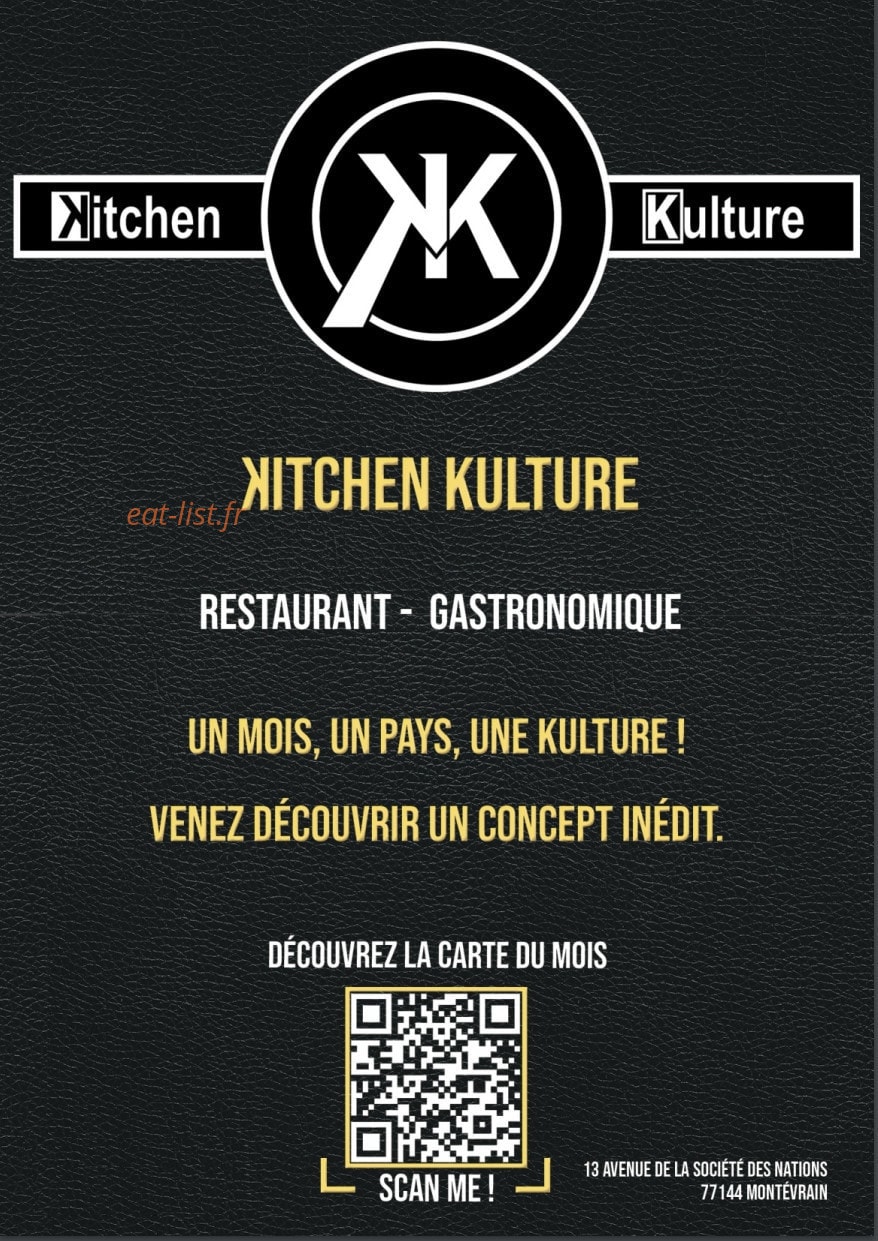 Kitchen Kulture — carte page 1