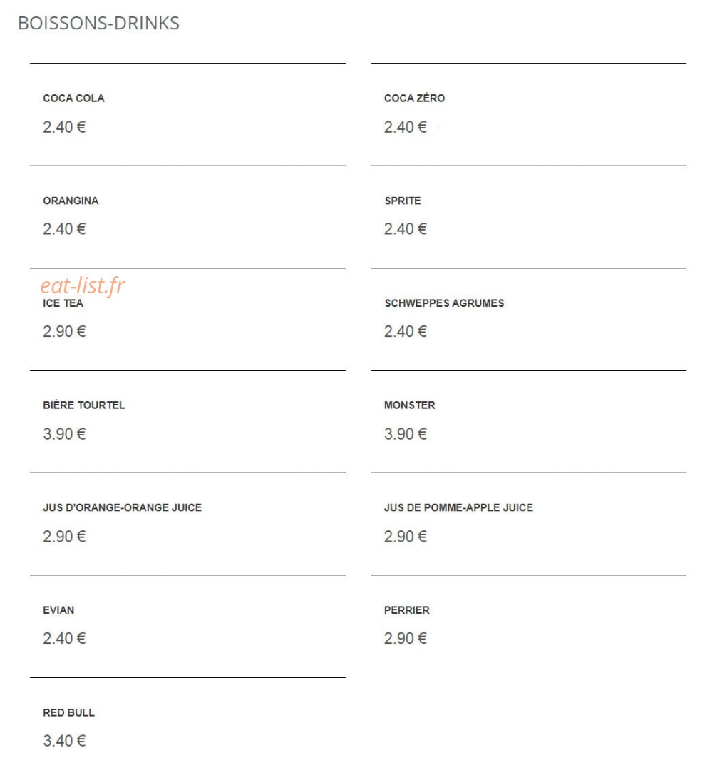 La Roti'nes — carte page 4