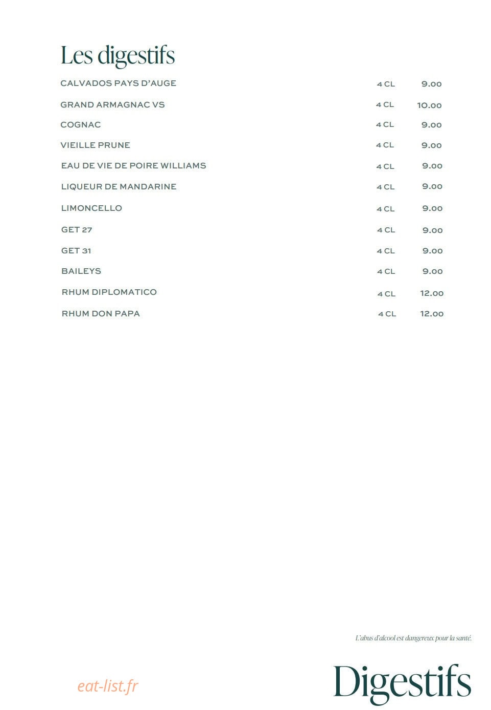 La Table de La Coudraie — carte page 10