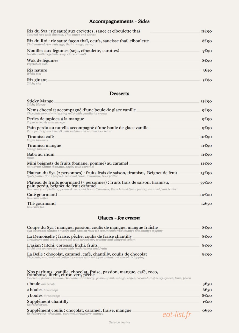 Le Sya — carte page 5