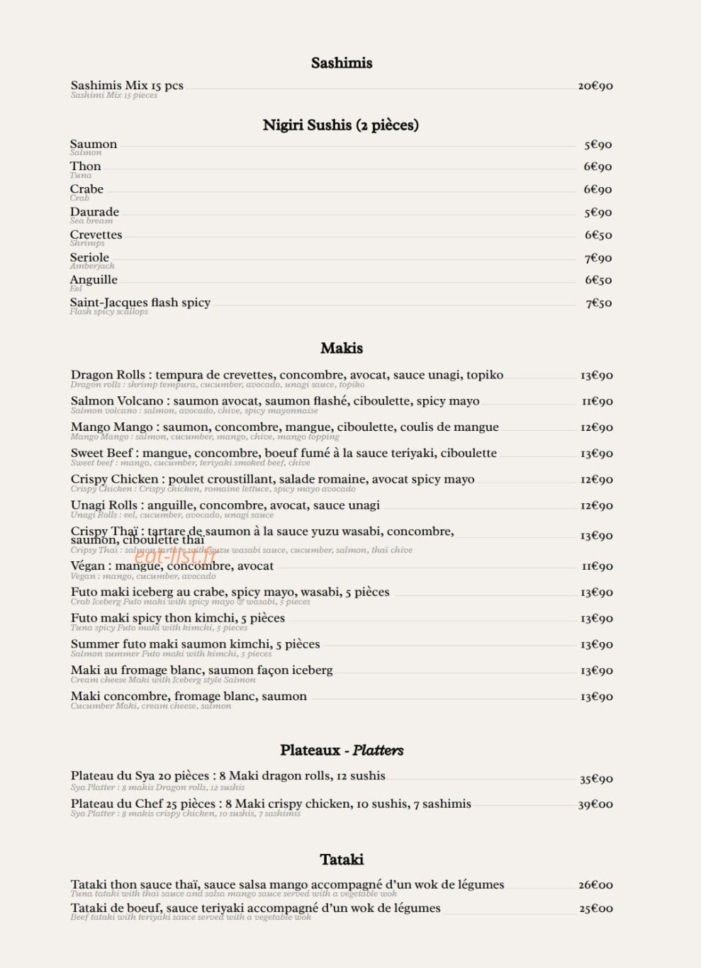 Le Sya — carte page 3