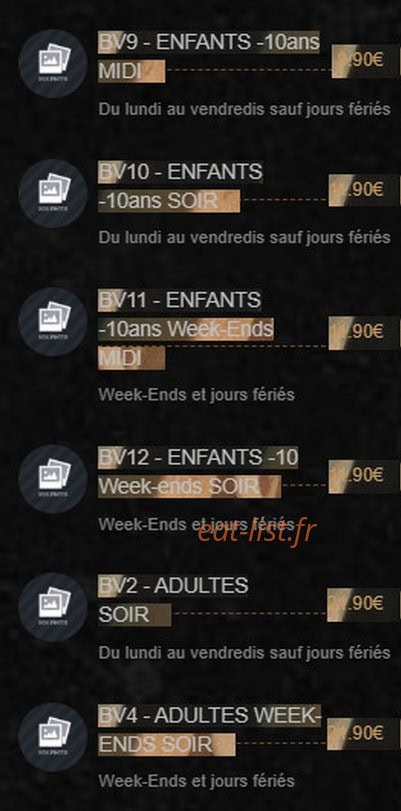 Wok Etoile — carte page 2