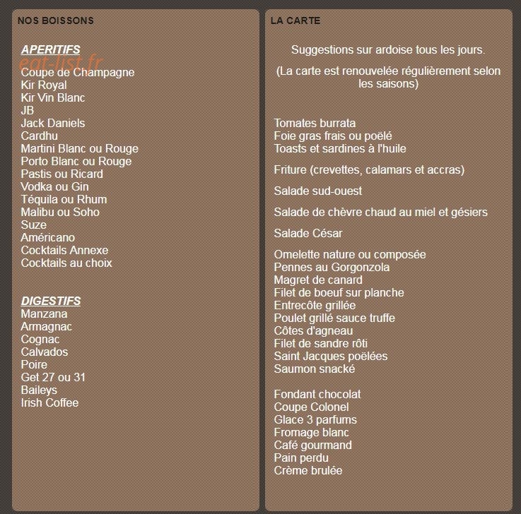 L'annexe — carte page 1